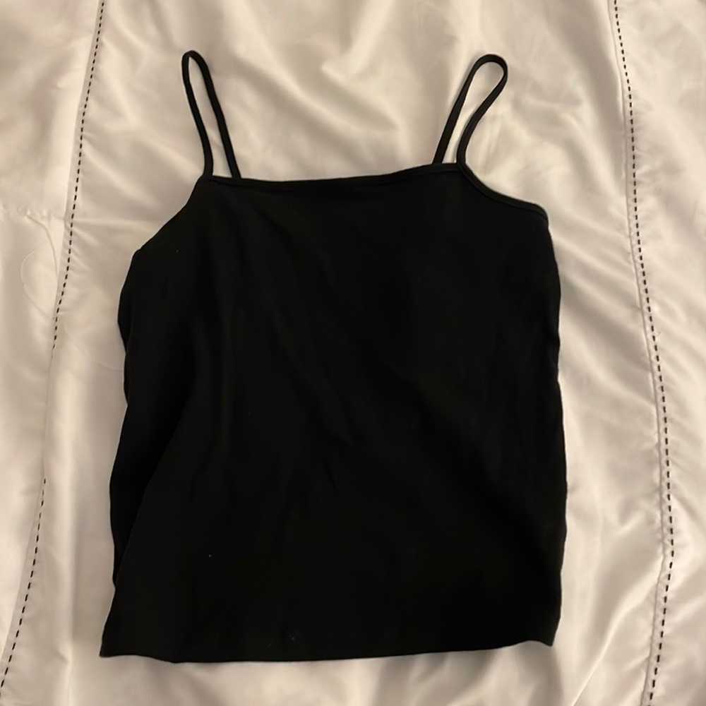 Black tank top